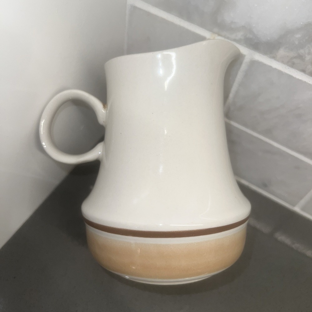 Hearthside Stoneware Creamer Water Colors Made in Japan Vintage Great Conditon